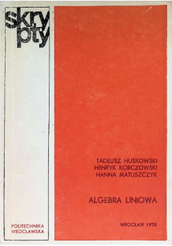 Algebra liniowa