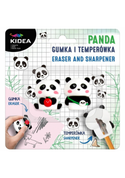 Gumka i temperówka Panda KIDEA