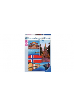 Puzzle 1000 Kolaż Trondheim
