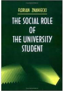 The Social Role of The University Student