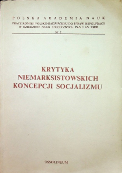 Krytyka niemarksistowskich koncepcji socjalizmu