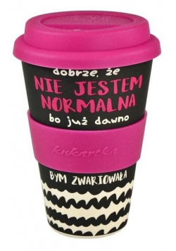 Kubek bambusowy BM-015 Nie jestem normalna