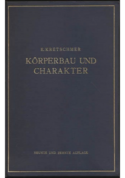 Korperbau und Charakter 1936r