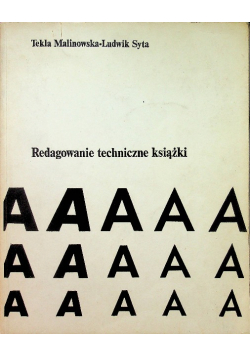 Redagowanie techniczne książki