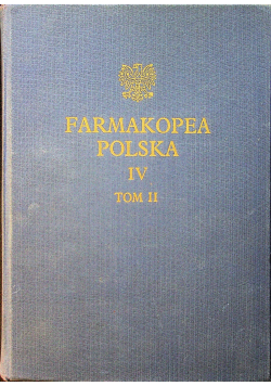 Farmakopea Polska IV Tom II