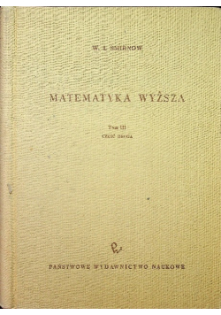 Matematyka Wyższa Tom III