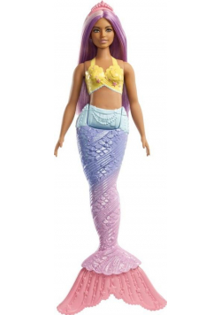 Barbie. Lalka Syrenka podstawowa fioletowa