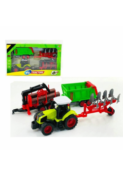 Traktor z maszynami