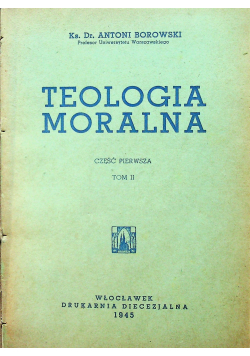 Teologia moralna 1945 r.