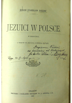 Jezuici w Polsce 1908 r