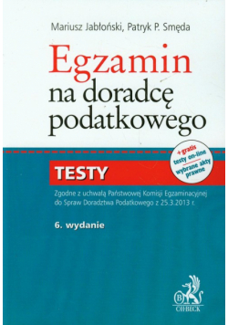 Egzamin na doradcę podatkowego Testy