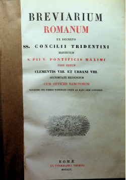 Breviarium Romanum ex decreto 1856 r.