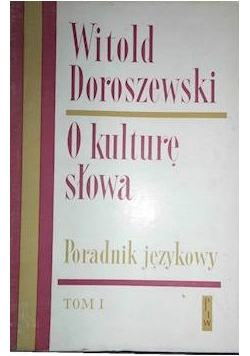 O kulturę słowa