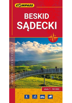 Mapa turystyczna - Beskid Sądecki 1:50 000