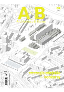 Architektura & Biznes nr 09 Strategie miejskie konkursy