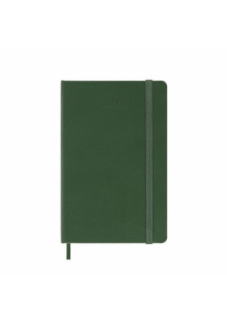 Kalendarz 2025 12M Moleskine P dzienny Myrtle Green 9x14