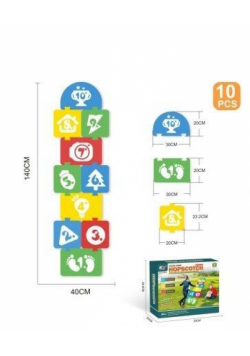 Gra w klasy puzzle piankowe 10el