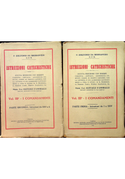 Istruzioni Catechistiche 2 tomy 1935 r