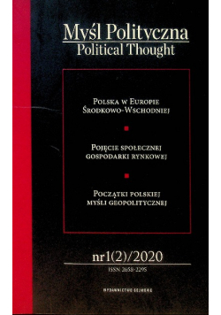 Myśl polityczna Nr 1 / 20