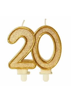 Świeczka urodzinowa "20"