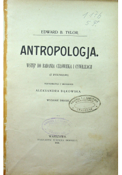 Antropologja 1902r.