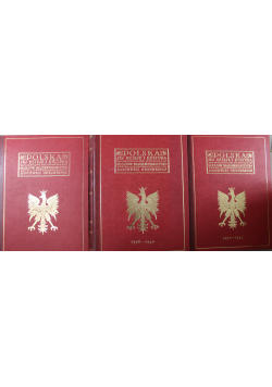 Polska jej dzieje i kultura Tom I do III reprint 1927 r