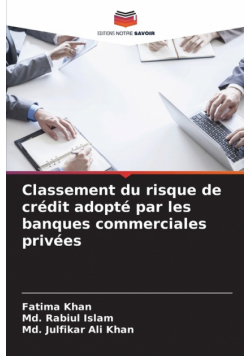 Classement du risque de crédit adopté par les banques commerciales privées