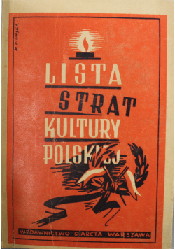Lista strat kultury polskiej 1947 r