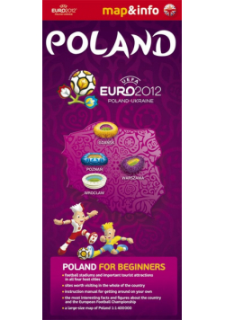 Poland Polska Euro 2012 mapa i miniprzewodnik