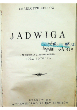 Jadwiga 1933 r