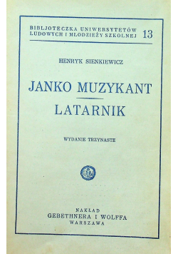 Janko muzykant / Latarnik 1929 r.