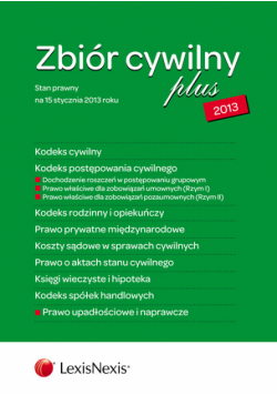 Zbiór cywilny PLUS 2013