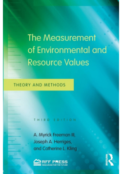 The Measurement of Environmental and Resource Values