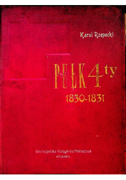 Pułk czwarty 1830 - 1831, 1923 r
