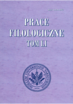 Prace Filologiczne t. 51