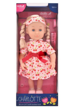 Dolls World Lalka Charlotte 36cm