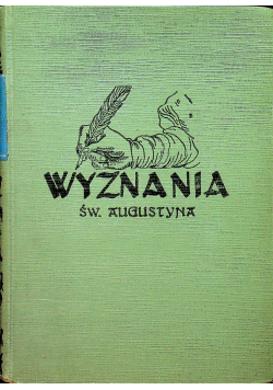 Św Augustyn Wyznania 1949 r plus autograf Wyszyńskiego