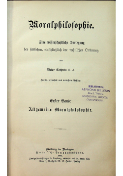Moralphilosophie 1893r.