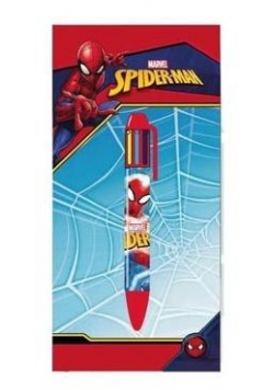 Wielokolorowy długopis - Spiderman