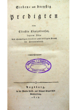 Predigten 1814 r
