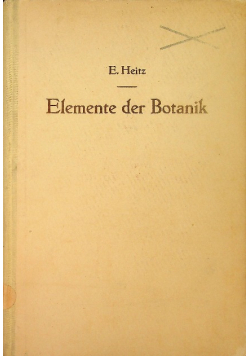 Elemente Der Botanik