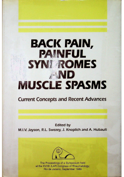 Back pain painful syndromes and muscle spams