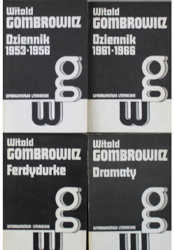 Dzieła Witold Gombrowicz 4 tomy
