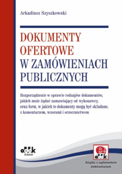 Szyszkowski Arkadiusz - Dokumenty ofertowe w zamówieniach publicznych