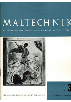 Maltechnik Heft 3