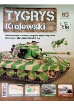 Kolekcja Tygrys Królewski Czołg Nr 63 / 23