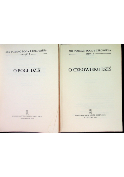 Aby poznać Boga i człowieka Część 1 i 2