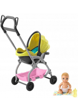 Barbie. Akcesoria spacerowe z laleczką GFC18