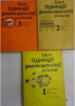 Zarys fizjologii porównawczej zwierząt 3 tomy