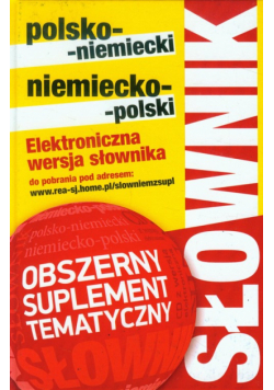 Słownik polsko-niemiecki niemiecko-polski z płytą CD